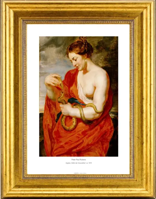 Peter Paul Rubens | Hygieia, Göttin der Gesundheit – 1615 | Gallery Edition | Gerahmter Kunstdruck | Barock