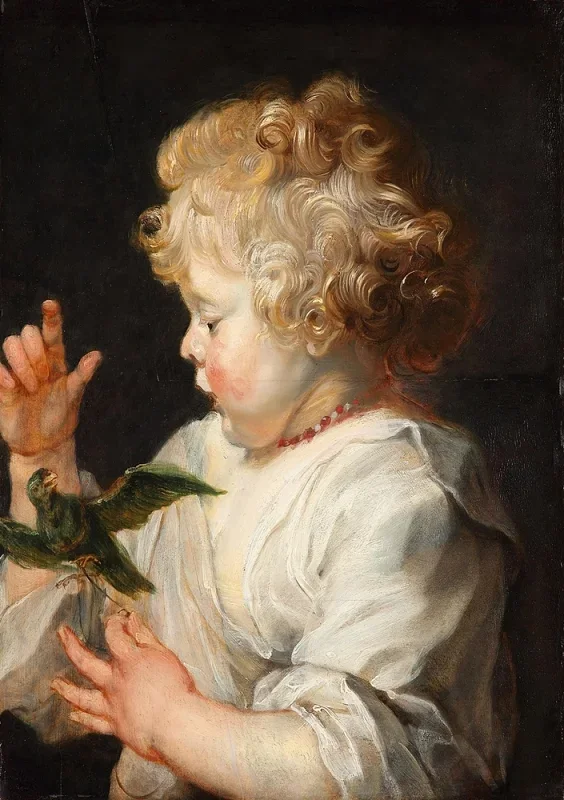 Peter Paul Rubens | Et barn af Rubens - 1631 | Indrammet kunsttryk | Barok | formida