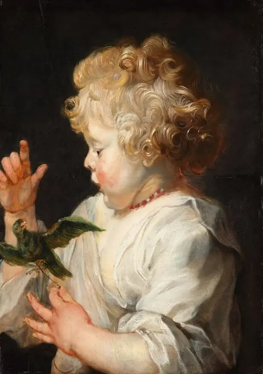 Peter Paul Rubens | Et barn af Rubens - 1631 | Indrammet kunsttryk | Barok | formida