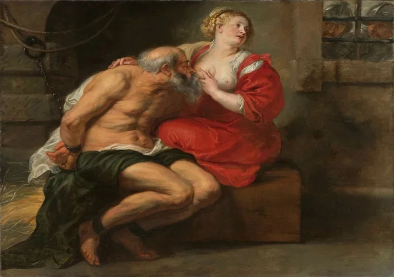 Peter Paul Rubens | Cimon und Pero – 1630 | Giclée Kunstdruck gerahmt