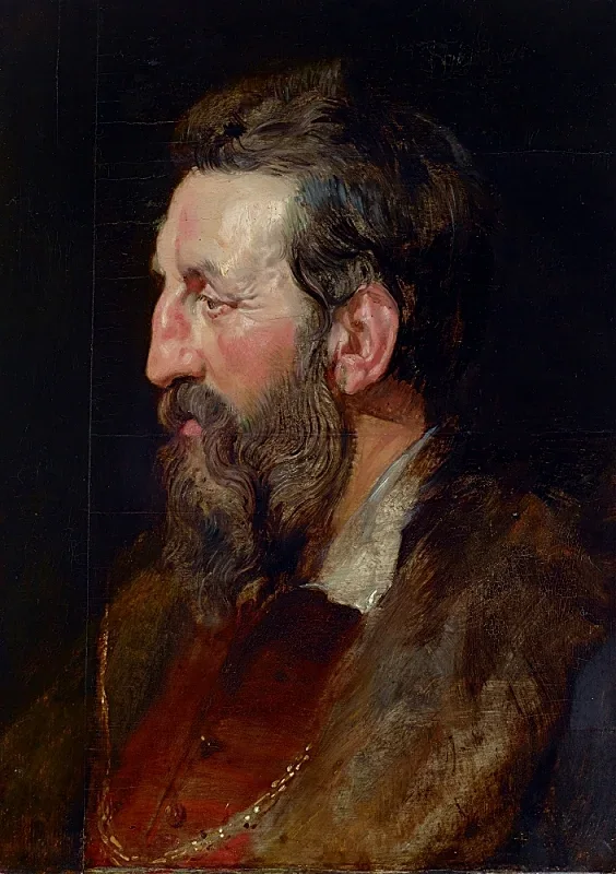 Peter Paul Rubens | Portræt af en mand - 1615 | Indrammet kunsttryk | Barok | formida