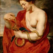 Peter Paul Rubens | Hygeia, sundhedsgudinde - 1615 | Indrammet kunsttryk | Barok | formida