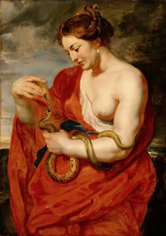 Peter Paul Rubens | Hygeia, sundhedsgudinde - 1615 | Indrammet kunsttryk | Barok | formida