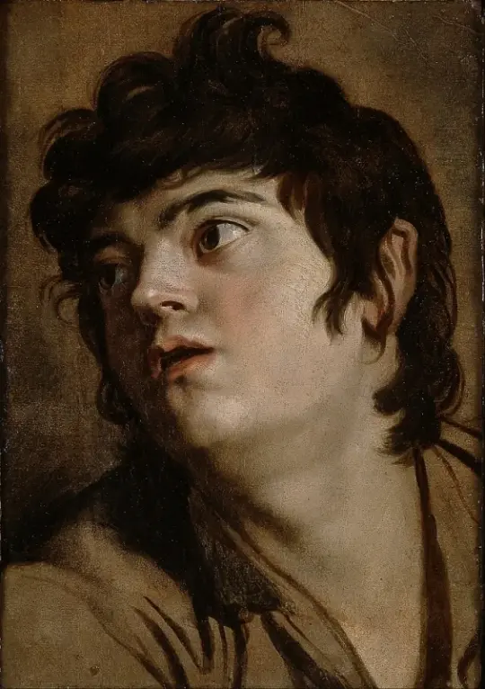 Peter Paul Rubens | Hoved af en ung mand – 1602 | Indrammet kunsttryk | Barok | formida