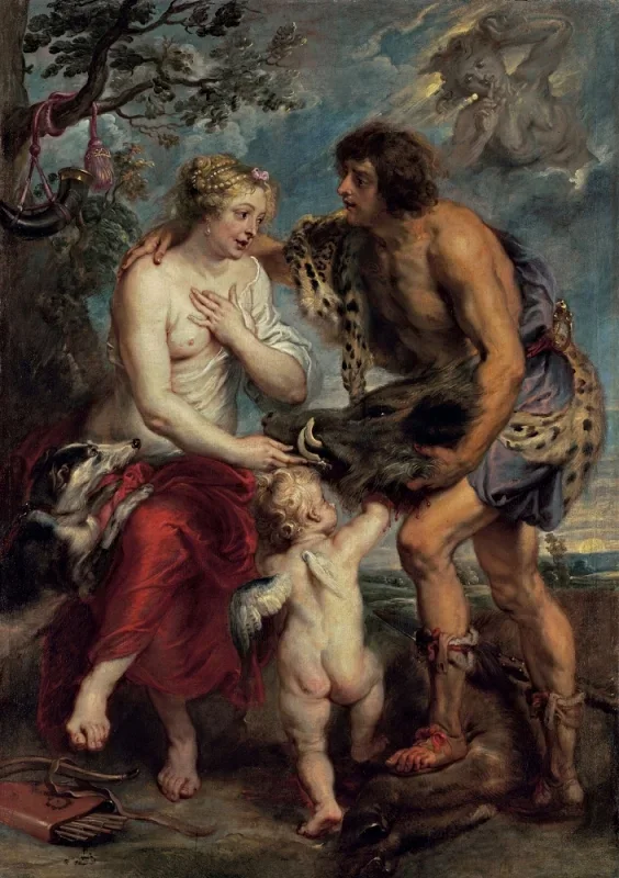 Peter Paul Rubens | Meleager und Atalanta - 1635 | Gerahmter Kunstdruck | Barock | formida