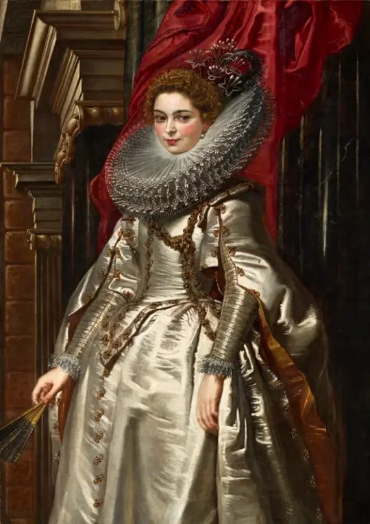 Peter Paul Rubens | Marchesa Brigida Spinola Doria - 1606 | Giclée Kunstdruck gerahmt