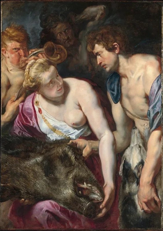 Peter Paul Rubens | Atalanta og Meleager - 1616 | Indrammet kunsttryk | Barok | formida