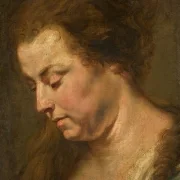 Peter Paul Rubens | Studie für den Kopf einer Frau – 1618 | Giclée Kunstdruck gerahmt