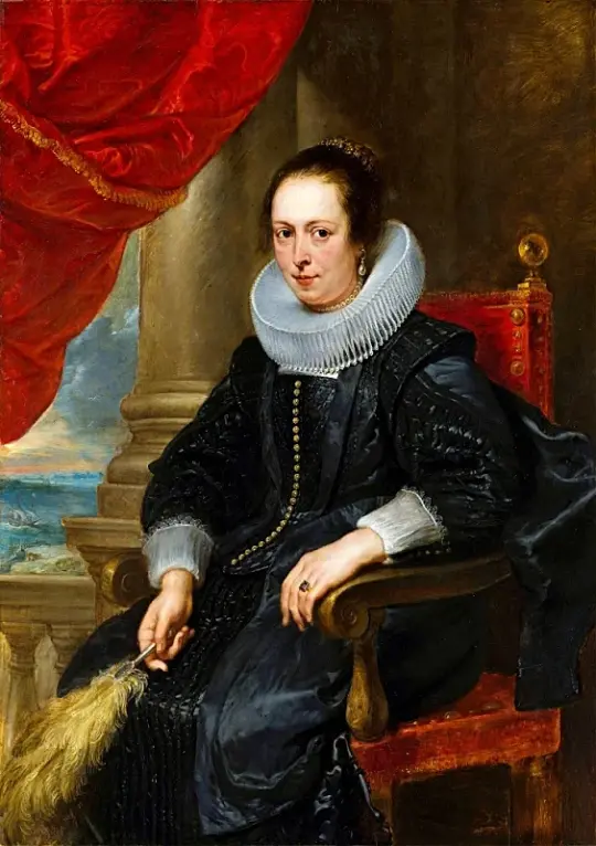 Peter Paul Rubens | Portræt af Clara Fourment - 1630 | Indrammet kunsttryk | Barok | formida