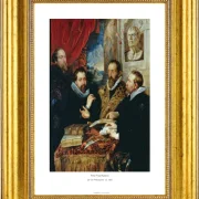 Peter Paul Rubens | De fire filosoffer - 1608 | Gallery Edition | Indrammet kunsttryk | Barok