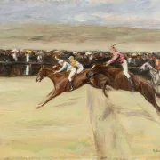 Pferderennen in den Cascinen - 1909