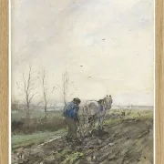 Pflügender Bauer - 1847