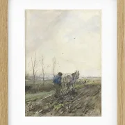 Pflügender Bauer - 1847