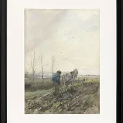 Pflügender Bauer - 1847