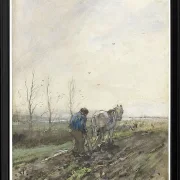 Pflügender Bauer - 1847