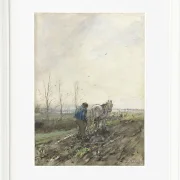 Pflügender Bauer - 1847