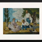 Picnic på en flodbred - 1873