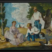 Picnic på en flodbred - 1873