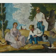 Picnic på en flodbred - 1873