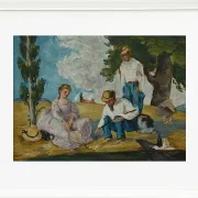Picnic på en flodbred - 1873