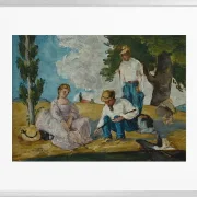 Picnic på en flodbred - 1873