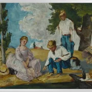 Picnic på en flodbred - 1873