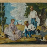 Picnic på en flodbred - 1873