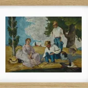 Picnic på en flodbred - 1873
