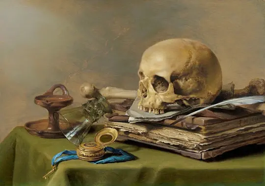 Pieter Claesz | Vanity Still Life - 1630 | Indrammet kunsttryk | Barok | formida