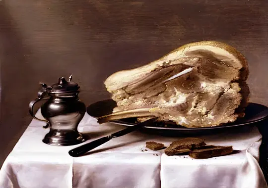 Pieter Claesz | Stilleben - 1637 | Indrammet kunsttryk | Barok | formida
