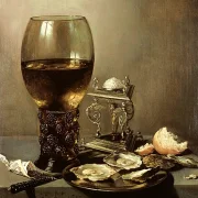 Pieter Claesz | Stilleben - 1644 | Indrammet kunsttryk | Barok | formida