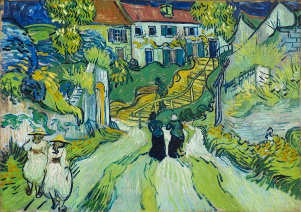 Treppe in Auvers - 1890