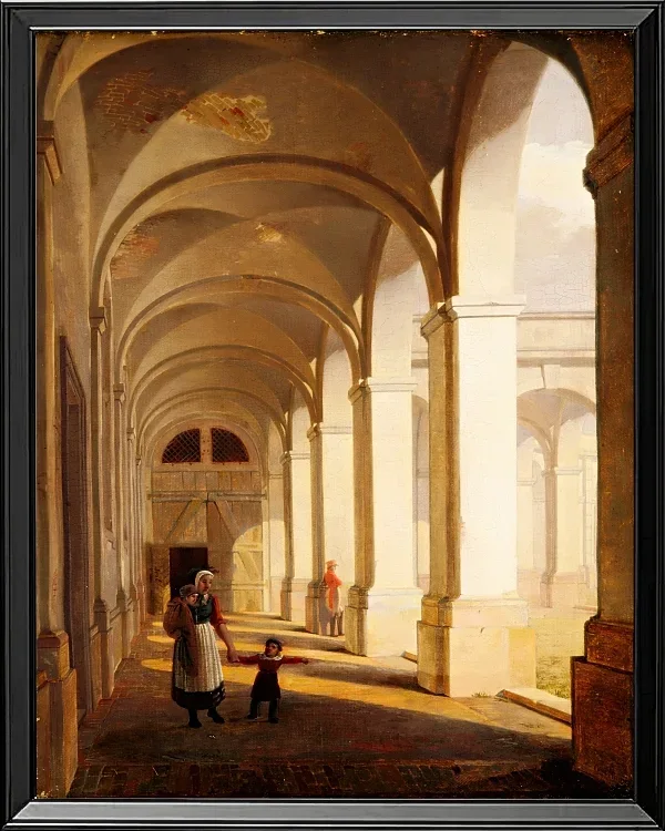 Portikus von Schloss Christiansborg, Kopenhagen – 1826