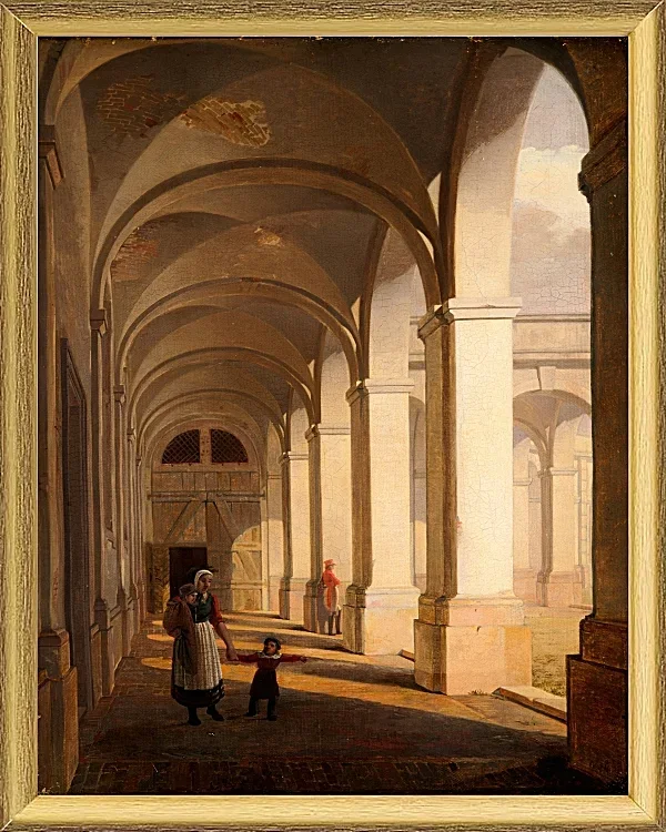 Portikus von Schloss Christiansborg, Kopenhagen – 1826