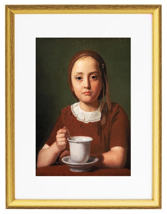 Porträt eines kleinen Mädchens, Elise Købke – 1850