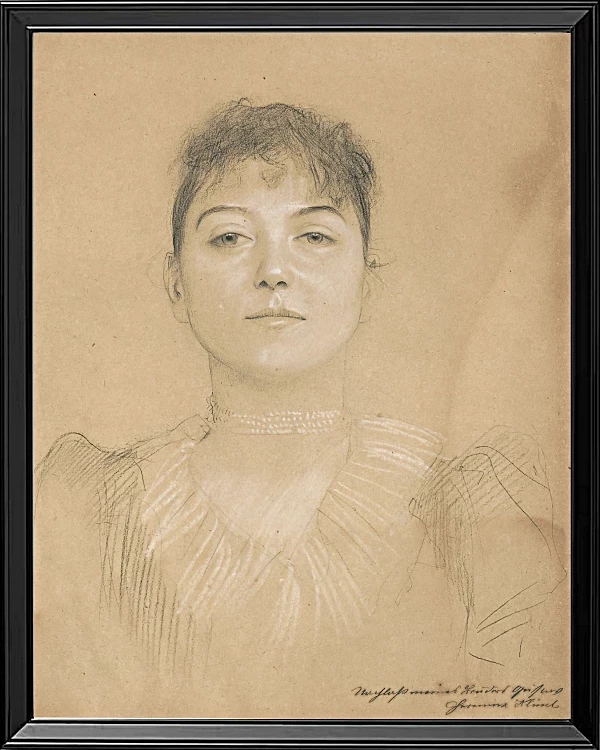 Portrait einer Frau - 1891