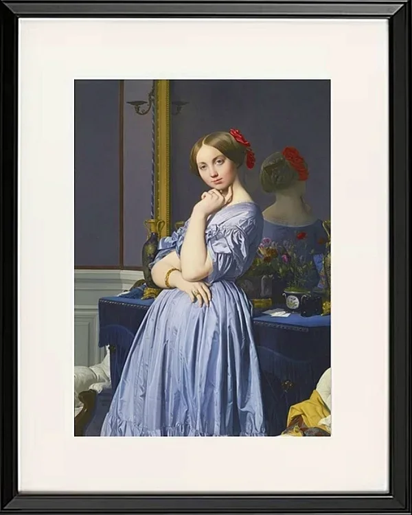 Porträt der Gräfin von Haussonville - 1845