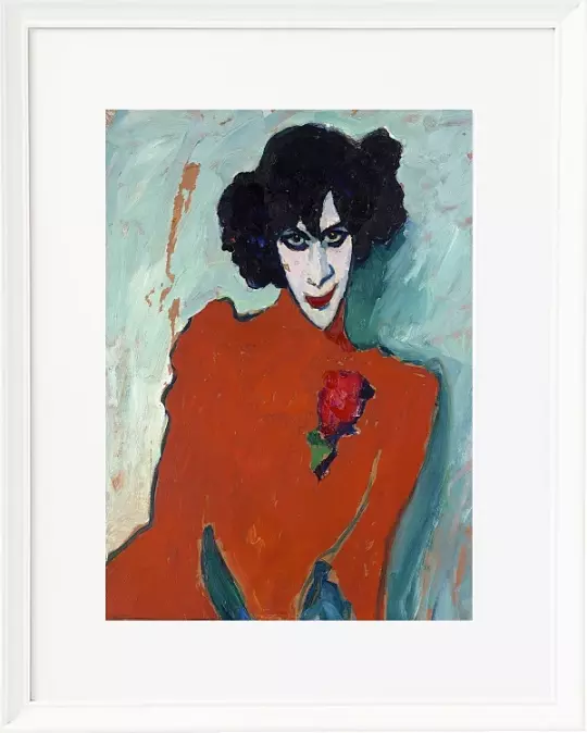 Porträt des Tänzers Alexander Sacharoff - 1909