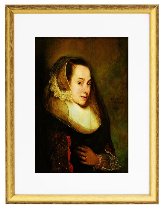 Porträt einer jungen Frau - 1644
