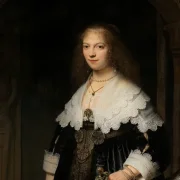 Porträt einer Frau - 1639