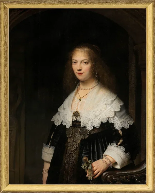 Porträt einer Frau - 1639