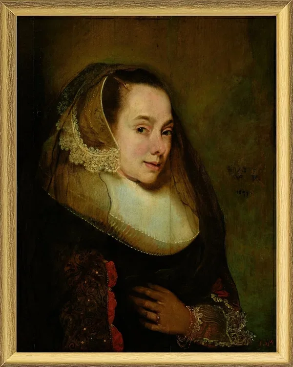 Porträt einer jungen Frau - 1644