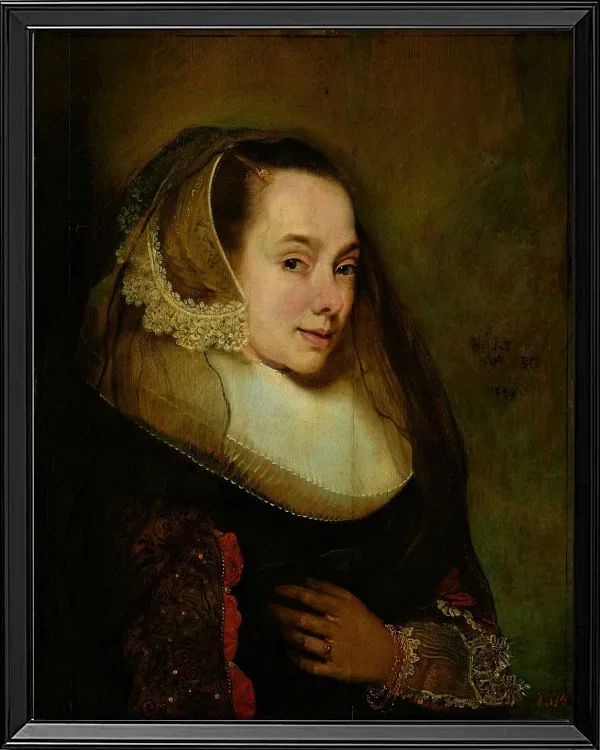 Porträt einer jungen Frau - 1644