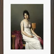 Porträt einer jungen Frau in weiß - 1798