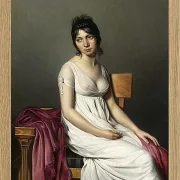Porträt einer jungen Frau in weiß - 1798