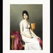 Porträt einer jungen Frau in weiß - 1798