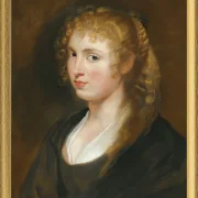 Porträt einer jungen Frau mit geflochtenem Haar – 1614