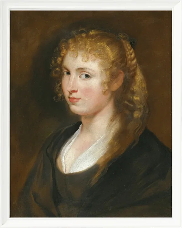 Porträt einer jungen Frau mit geflochtenem Haar – 1614