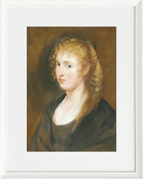 Porträt einer jungen Frau mit geflochtenem Haar – 1614