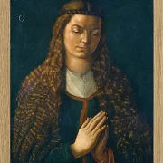 Porträt einer jungen Frau mit offenem Haar – 1497